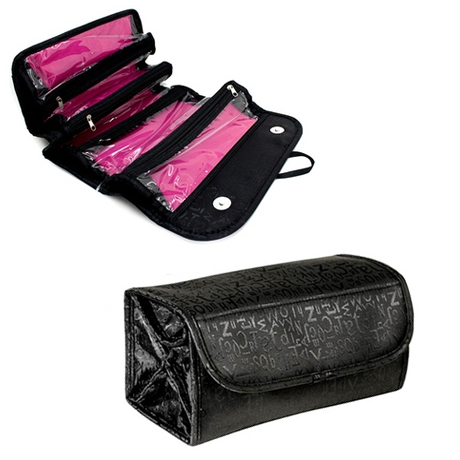 Roll ‘n’ Go Travel Cosmetic Bag - Black or Red , Beauty Blender - My Make-Up Brush Set, My Make-Up Brush Set
 - 3