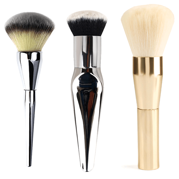 3 Piece Makeup Brush Set – Professional Face Brushes