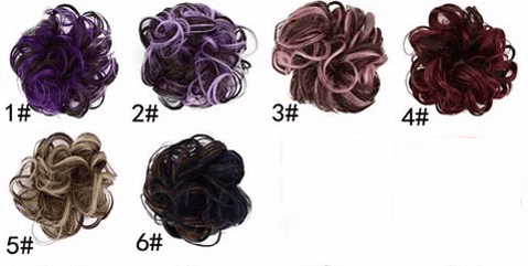 Messy Rose Hair Scrunchies – Instant Volume and Natural Look