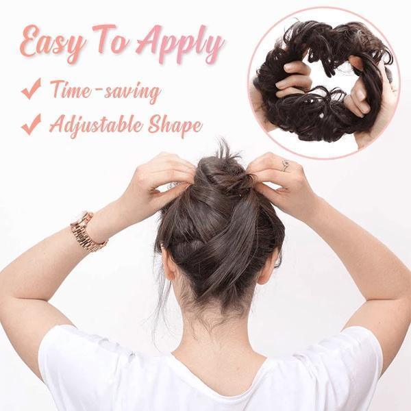 Messy Rose Hair Scrunchies – Instant Volume and Natural Look