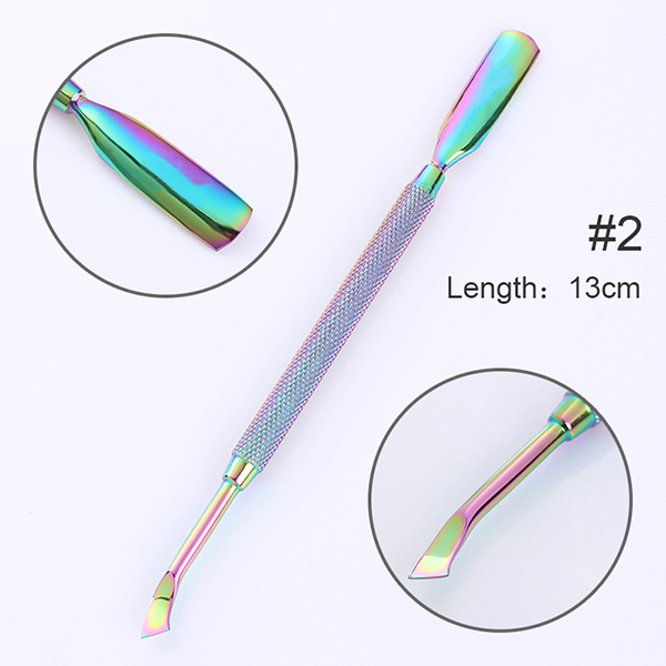 Rainbow Nail Cuticle Tools Set