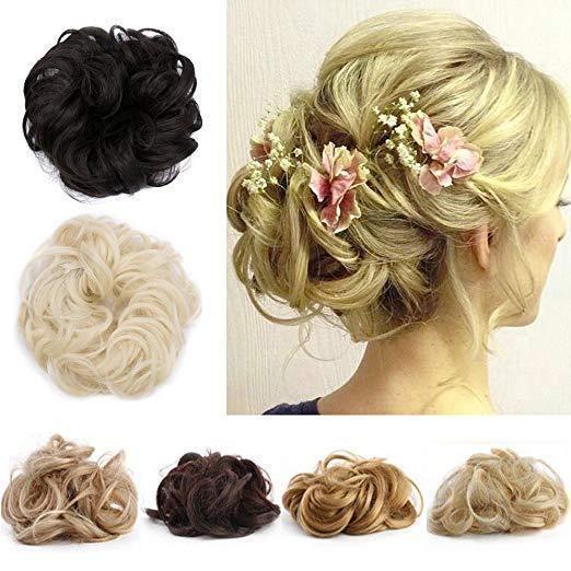 Messy Rose Hair Scrunchies – Instant Volume and Natural Look