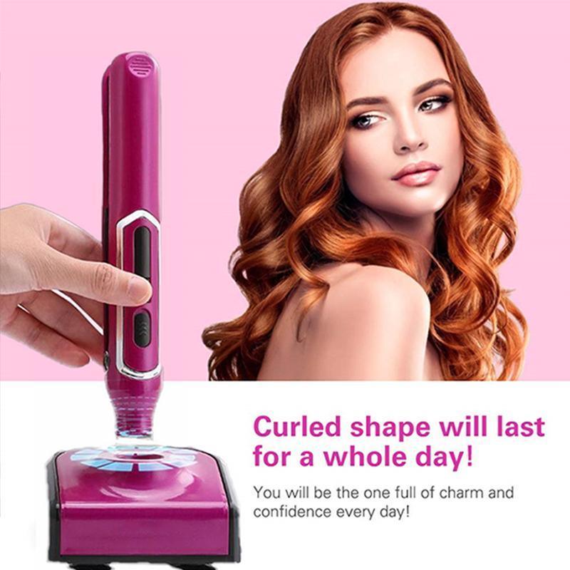 Wireless Portable Rotating Hair Curler – Quick And  Easy Curls