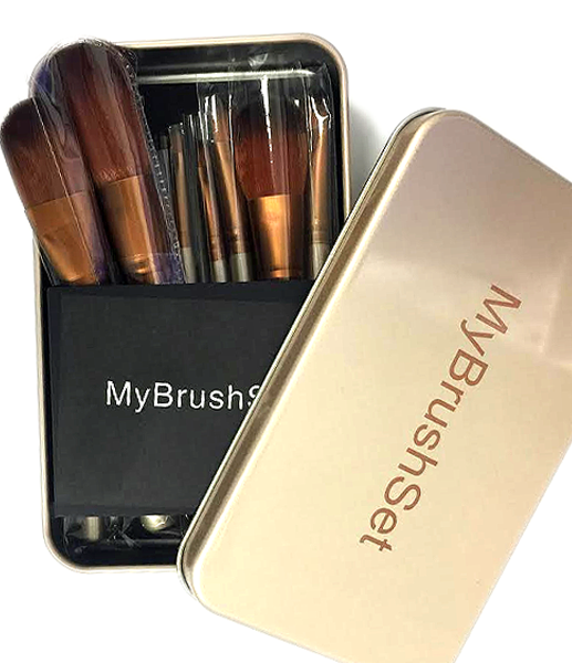 12 Piece Bronze Brush Set , Make Up Brush - My Make-Up Brush Set, My Make-Up Brush Set
 - 5