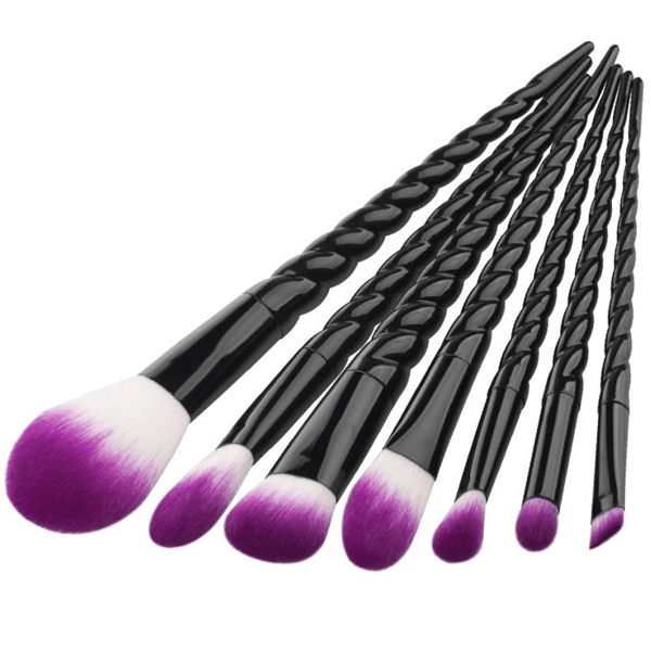 Black Unicorn Brush Set – Professional and Stylish Makeup Brushes