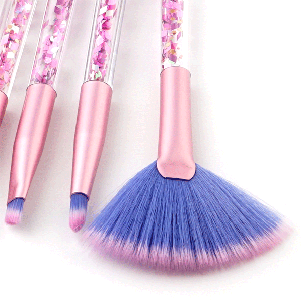 Confetti Glitter Brush Set – Soft, Stylish & Full Face Makeup Brushes