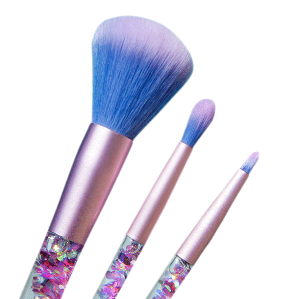 Confetti Glitter Brush Set – Soft, Stylish & Full Face Makeup Brushes