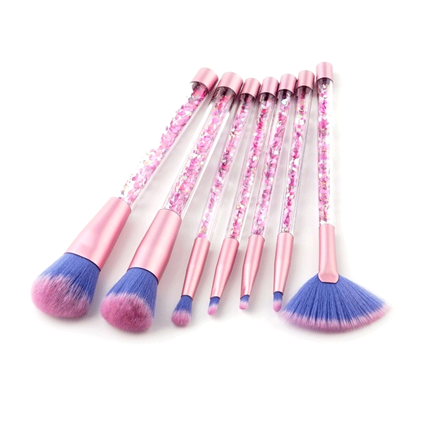 Confetti Glitter Brush Set – Soft, Stylish & Full Face Makeup Brushes