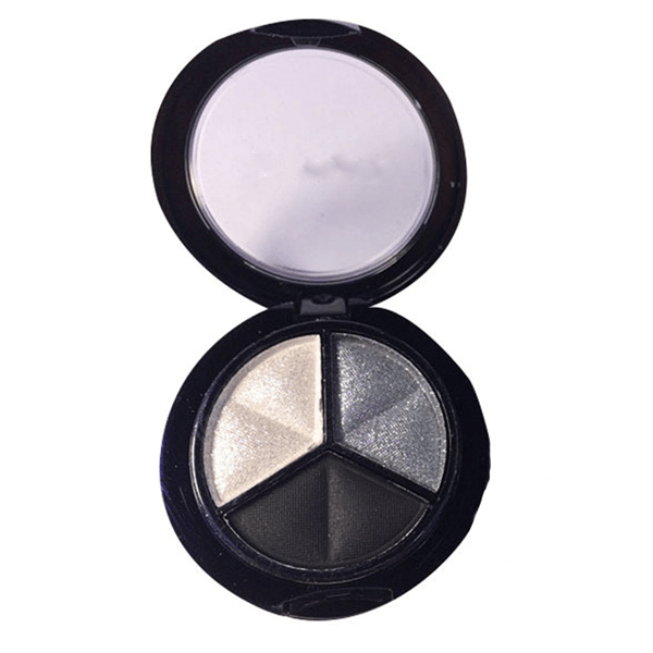 3 Color Eyeshadow Trio – Shimmer, Metallic, and Long Lasting