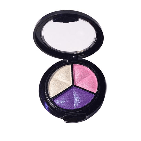 3 Color Eyeshadow Trio – Shimmer, Metallic, and Long Lasting