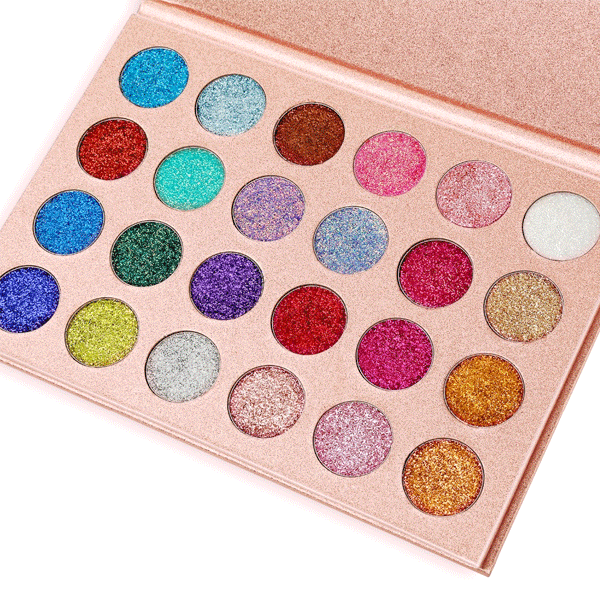 Glam Glitter Eye Shadow Palette – Shimmering Colors for Bold Looks