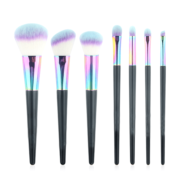 Black Rainbow Brush Set – Multi-Purpose Beauty Brushes