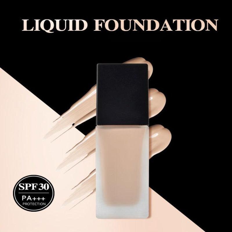 Liquid Matte Foundation - Full Coverage with Natural Finish