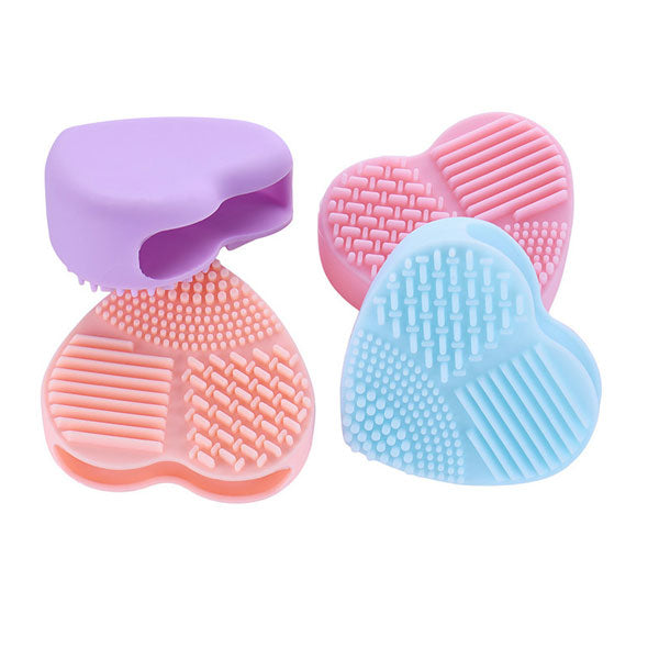 Heart Shape Silicone Brush Cleaner