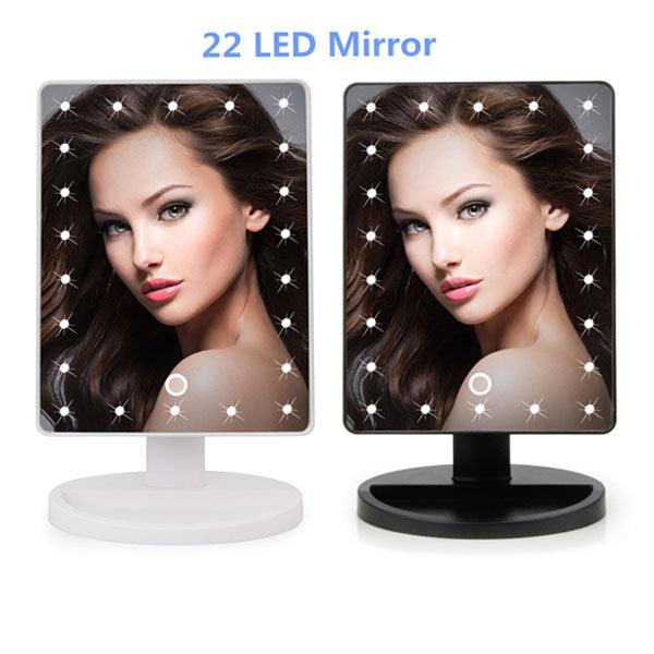 LED Sensor Beauty Mirror – Touch Control for Perfect Lighting