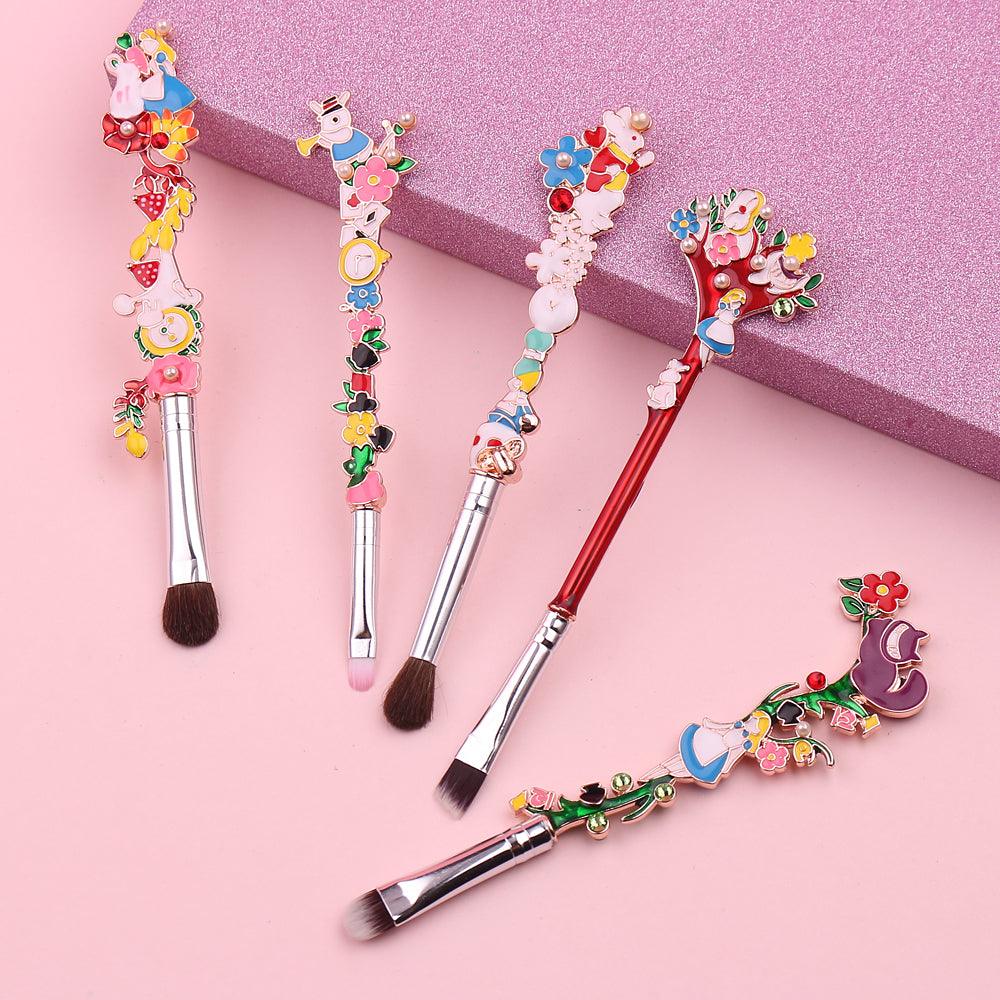 5 Piece Wonderland Inspired Brush Set – Eye Detail Brushes