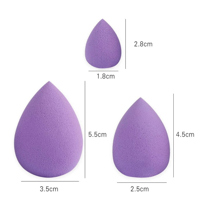 3 Pcs/Pack Makeup Beauty Sponge