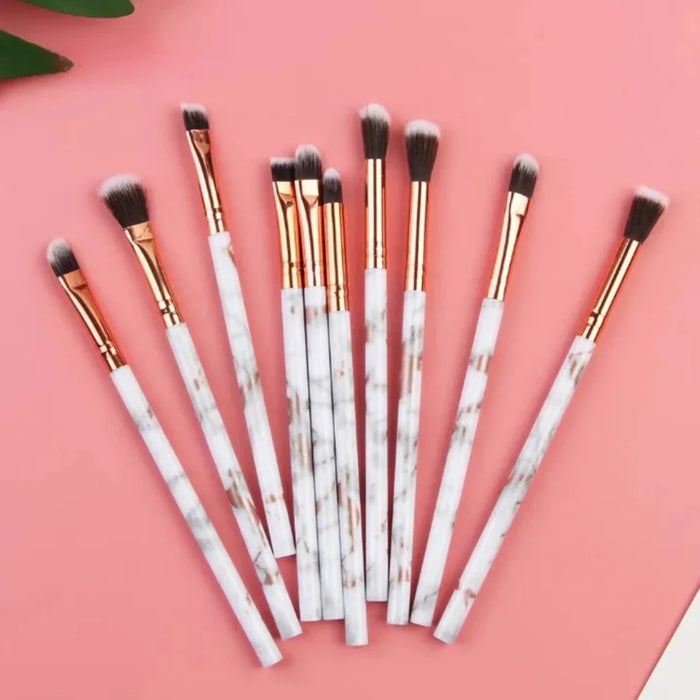 7/10 Pcs Marbling Makeup Brushes Set