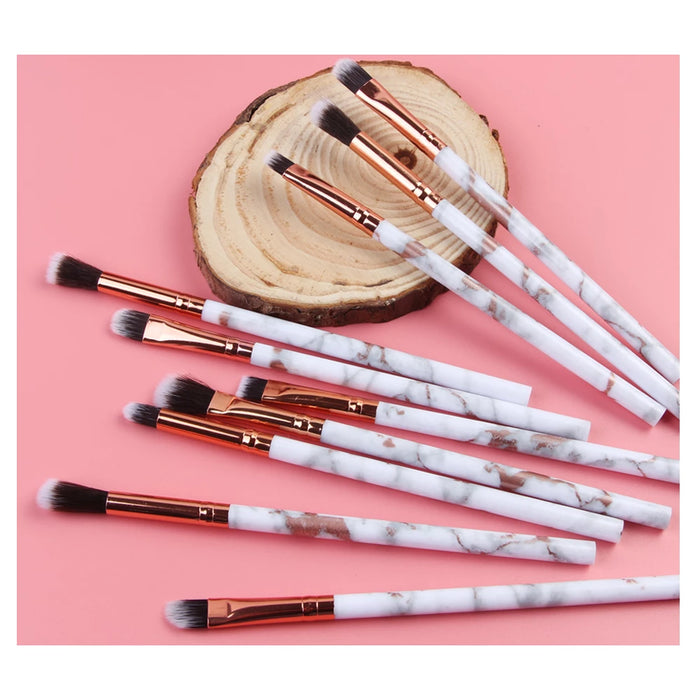 7/10 Pcs Marbling Makeup Brushes Set