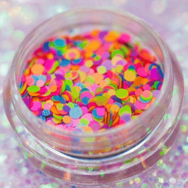 Multicolor Radiant Nail Confetti – A Fun and Vibrant Nail Art Essential