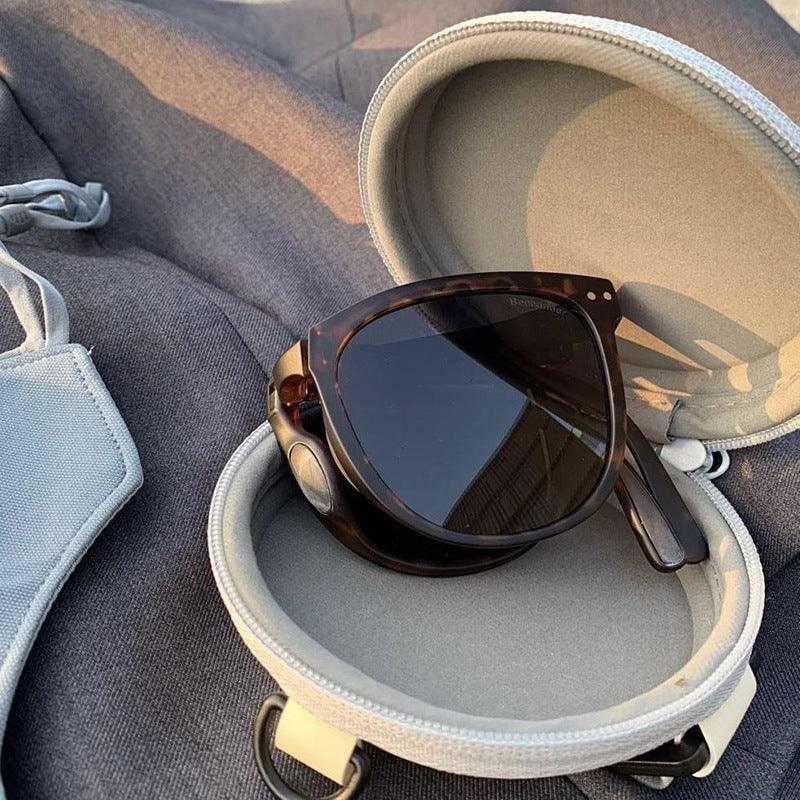 Pouch Folding Sunglasses – Compact  Durable Ziplock Design