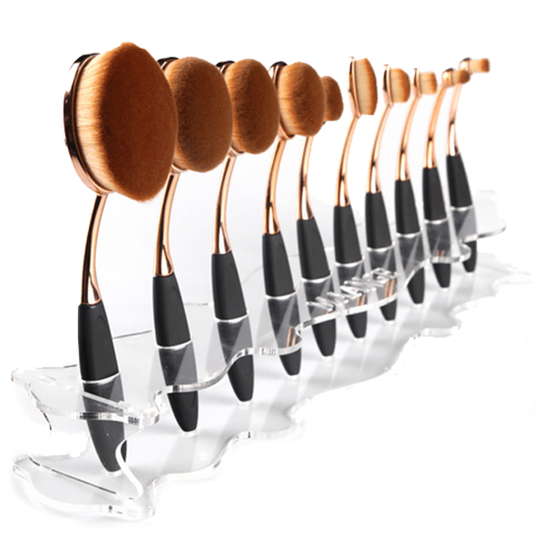 Oval Brush Holder – Organize and Protect Your Makeup Brushes