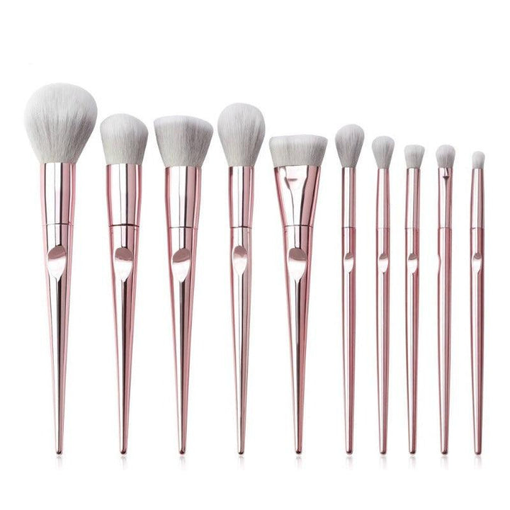 10-Piece Professional Makeup Brush Set For Flawless Application