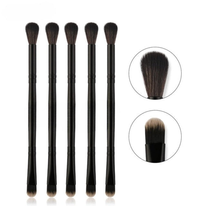 5/10Pcs Professional Multifunctional Doubled Ended Eyeshadow Brush Set