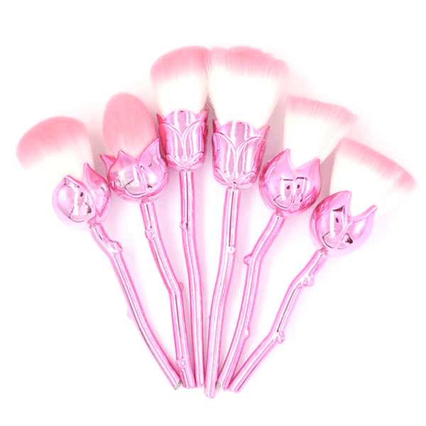 6 Piece Makeup Brush Set – Complete Elegant and Versatile