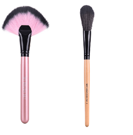 Pack of 2 assorted brushes ,  - My Make-Up Brush Set, My Make-Up Brush Set
