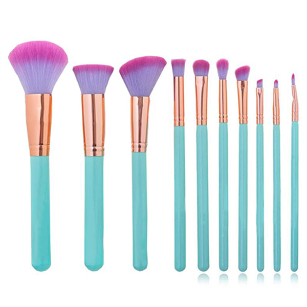 10 Piece Ultra-Chic Mermaid Shell Brush Set