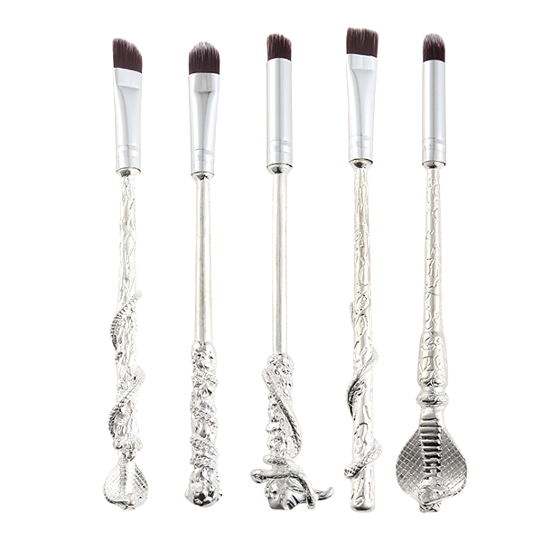 5 Piece Silver Plated Inspired Brush Set