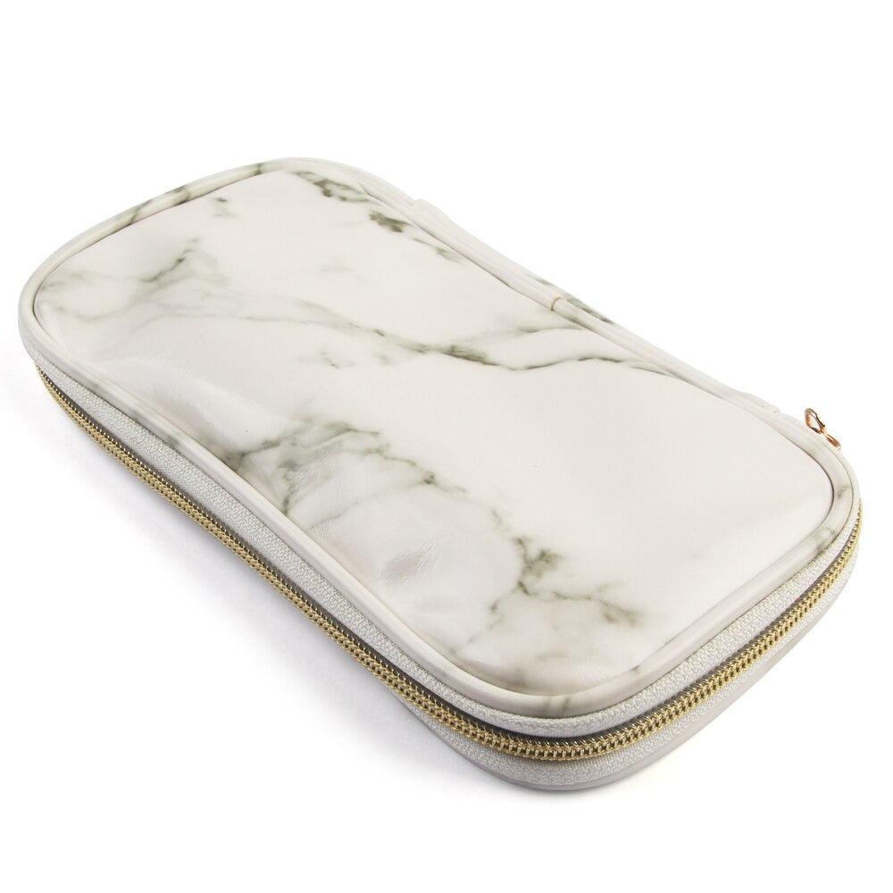 1 Pcs Marbling PU Brush Bag