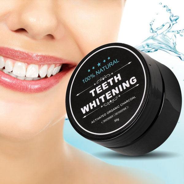 Coconut Charcoal Teeth Whitening Powder – Stain Remover