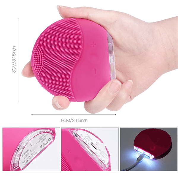 Mini Electric Cleansing Brush - Gentle skin exfoliator