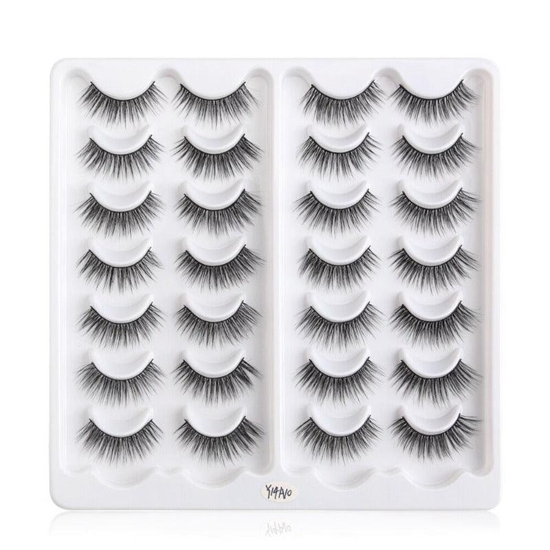 14 Pairs 3D Mink False Eyelashes – Reusable and Natural Look