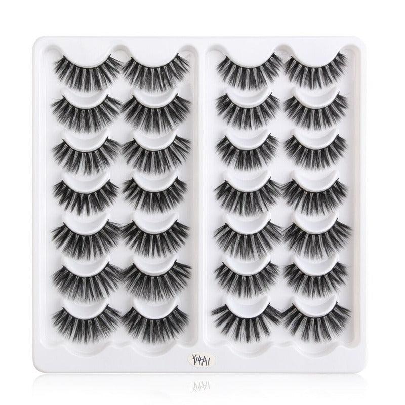 14 Pairs 3D Mink False Eyelashes – Reusable and Natural Look