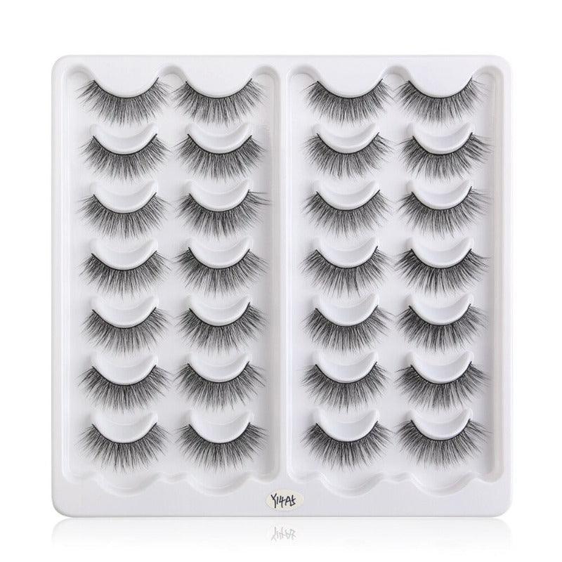 14 Pairs 3D Mink False Eyelashes – Reusable and Natural Look