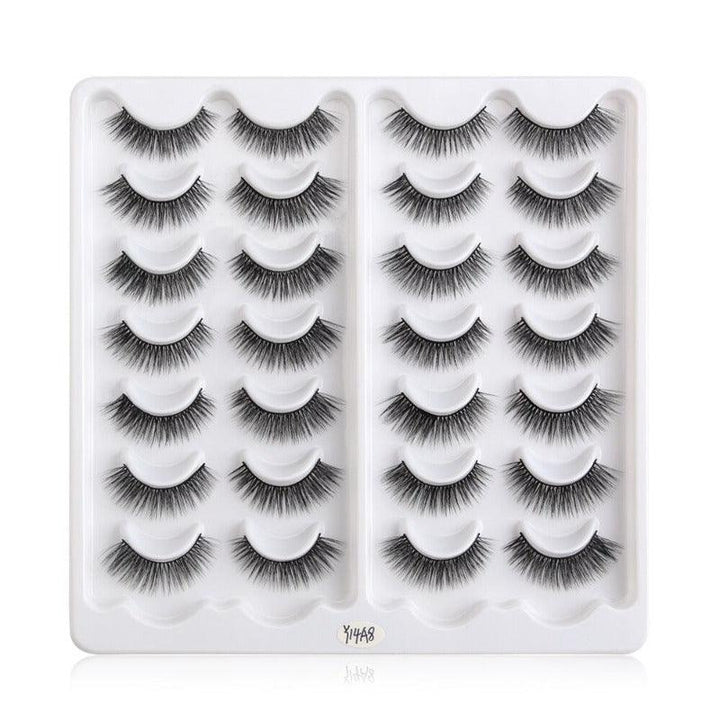 14 Pairs 3D Mink False Eyelashes – Reusable and Natural Look