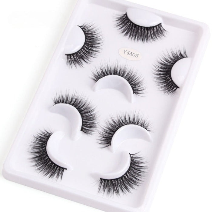 4 Pairs 10-25mm Mink Eyelashes