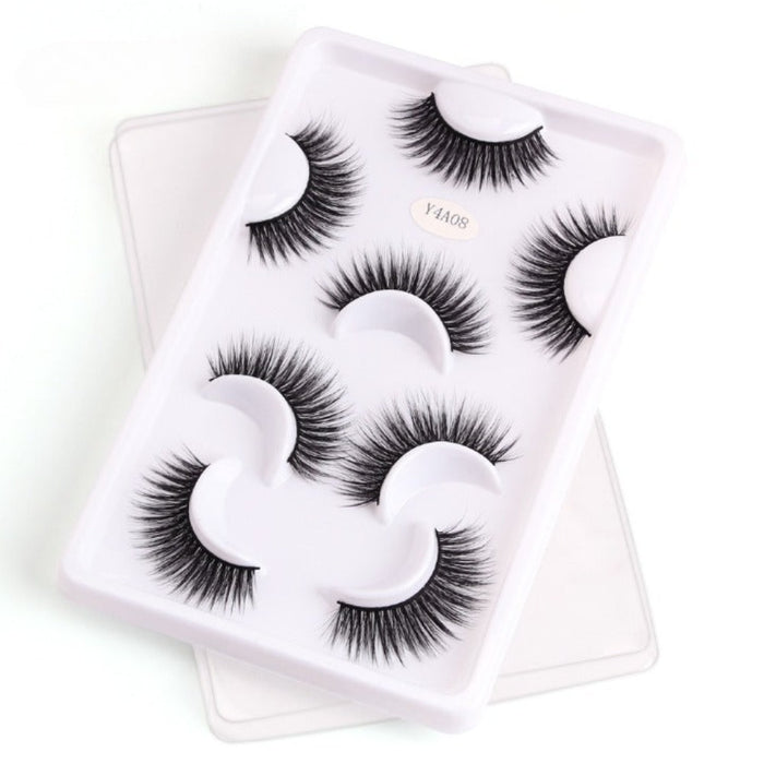 4 Pairs 10-25mm Mink Eyelashes