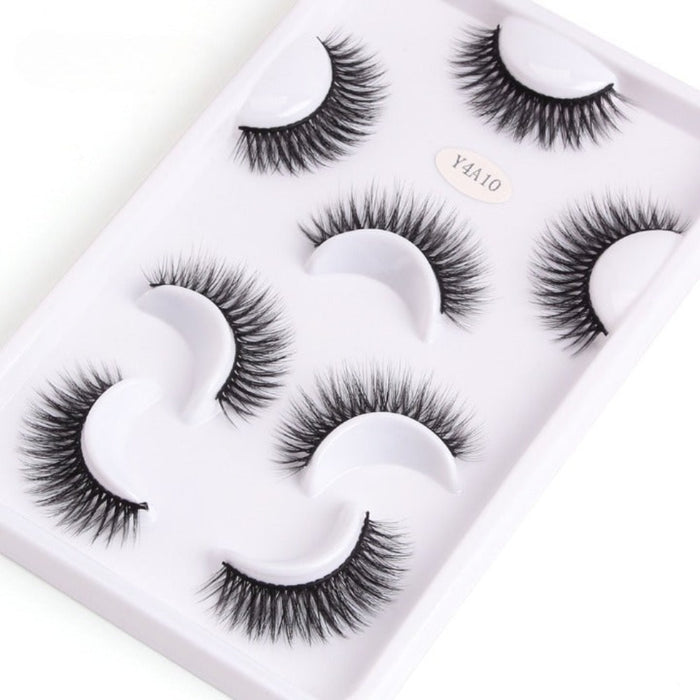 4 Pairs 10-25mm Mink Eyelashes