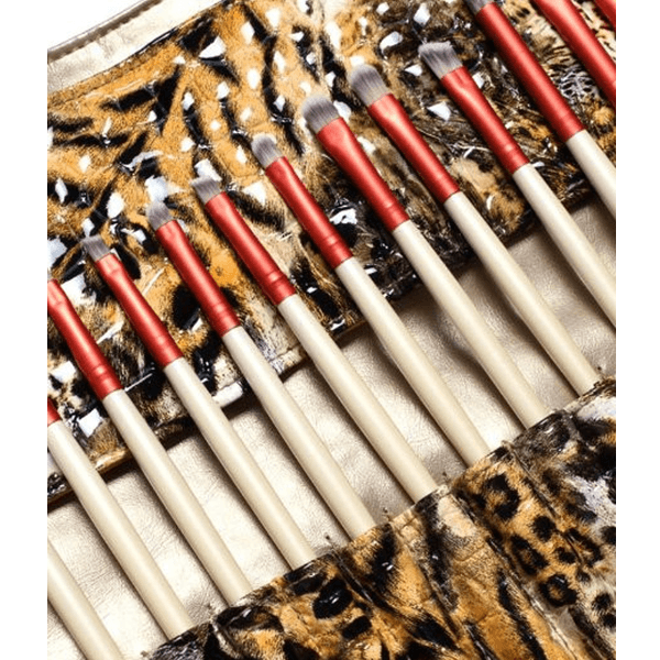 24 Piece Fierce Tiger Brush Set – Professional Makeup Beauty