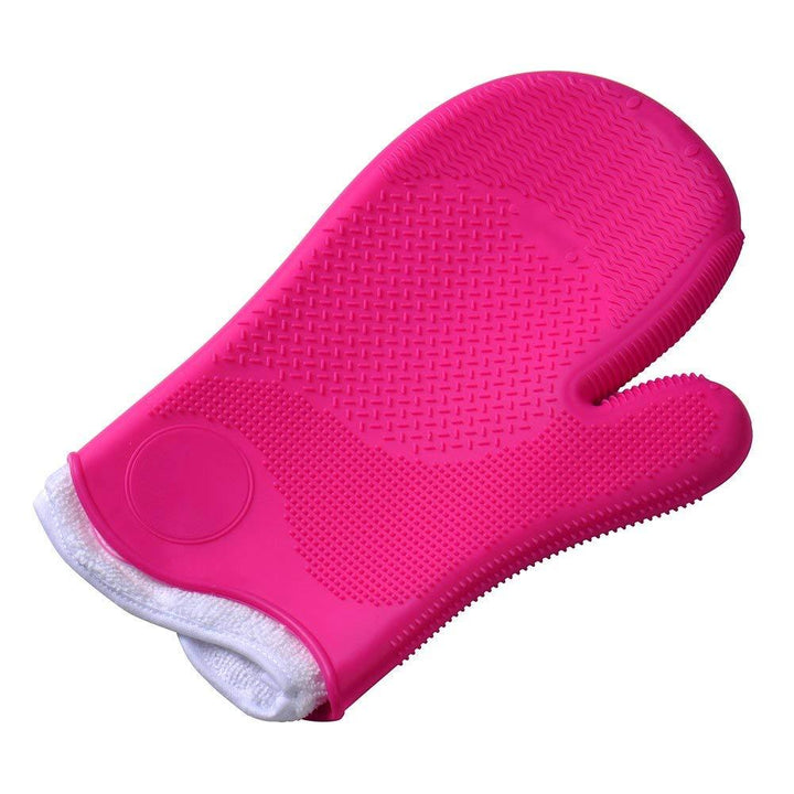 Makeup Brush Cleaning Glove – Deep Clean and Quick Drying