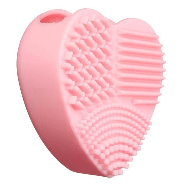 Heart Shape Silicone Cosmetic Brush Cleaner Board ,  - My Make-Up Brush Set, My Make-Up Brush Set
 - 6