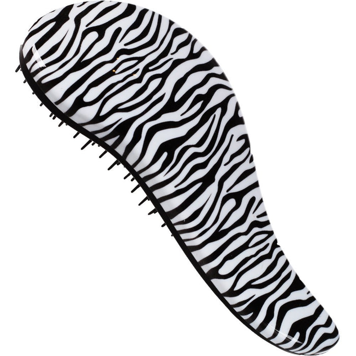 Detangle Hair Brush Zebra Print