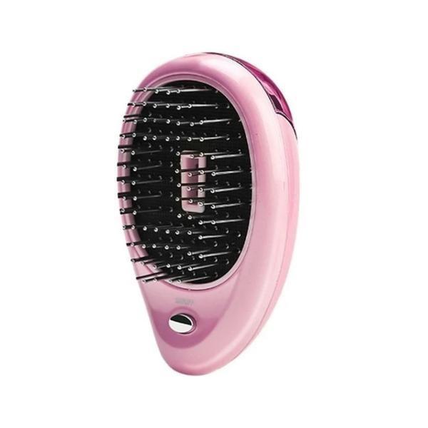 Portable Electric Hairbrush – Detangling & Massaging Compact Hair Tool