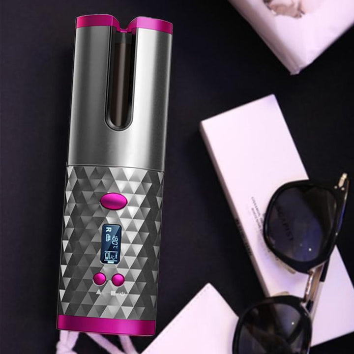 Wireless Portable Rotating Hair Curler – Quick And  Easy Curls