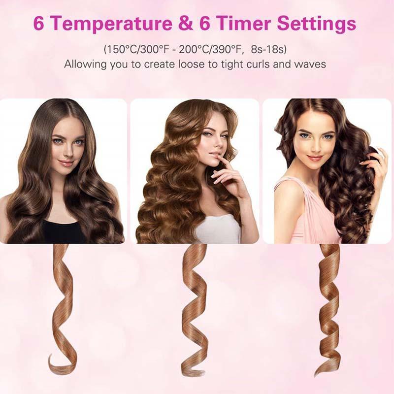 Wireless Portable Rotating Hair Curler – Quick And  Easy Curls