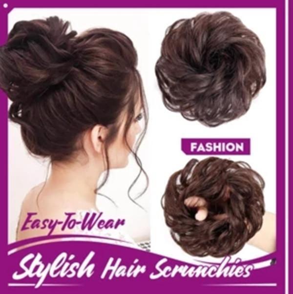 Messy Rose Hair Scrunchies – Instant Volume and Natural Look